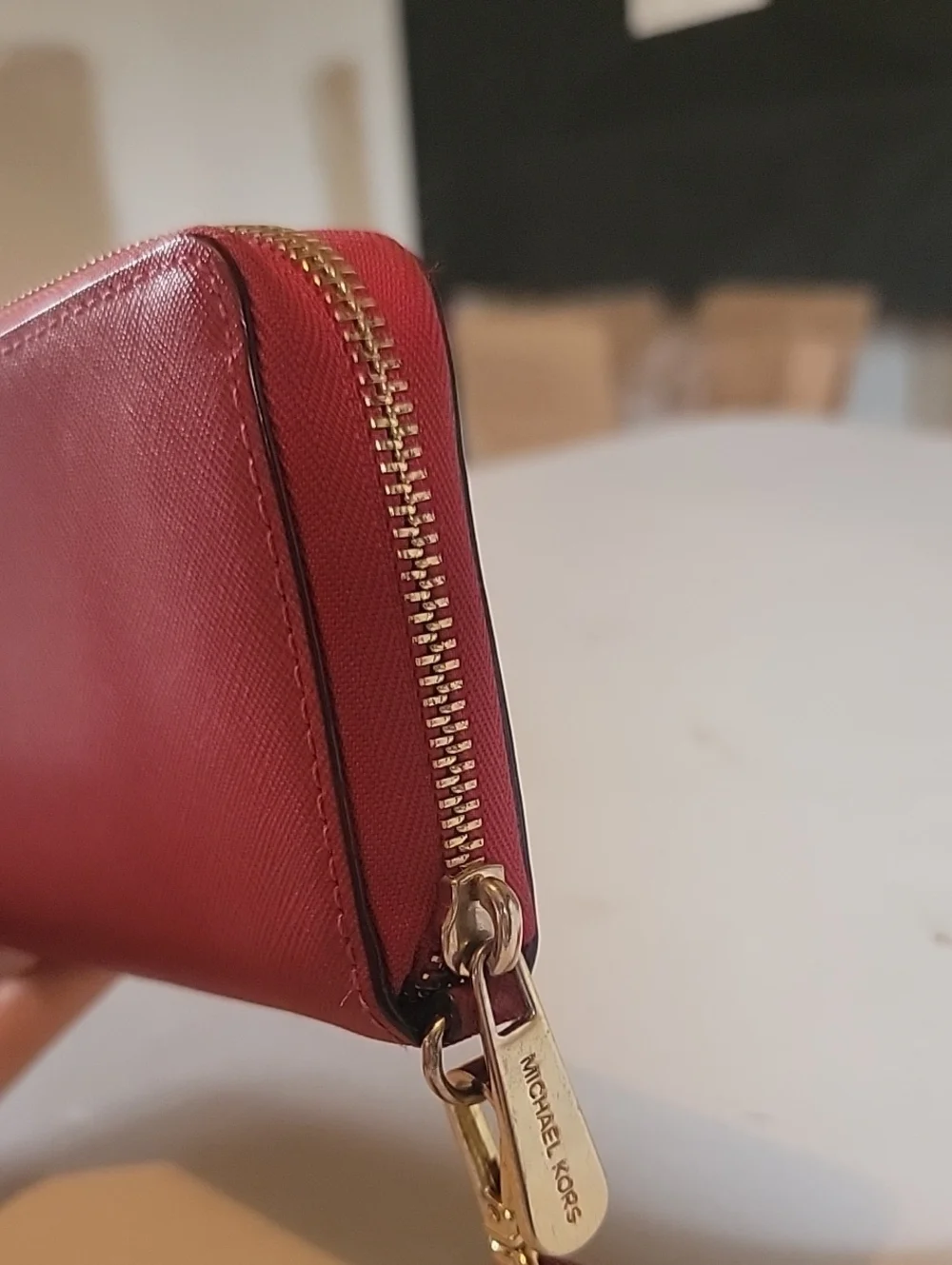Michael Kors saffiano leather